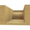 Ekena Millwork 6in. W x 4in. H x 12in. L New Brighton Woodgrain TimberThane Rafter Tail, Primed Tan RFTUR06X04X12NEBRCPR - alternate 4